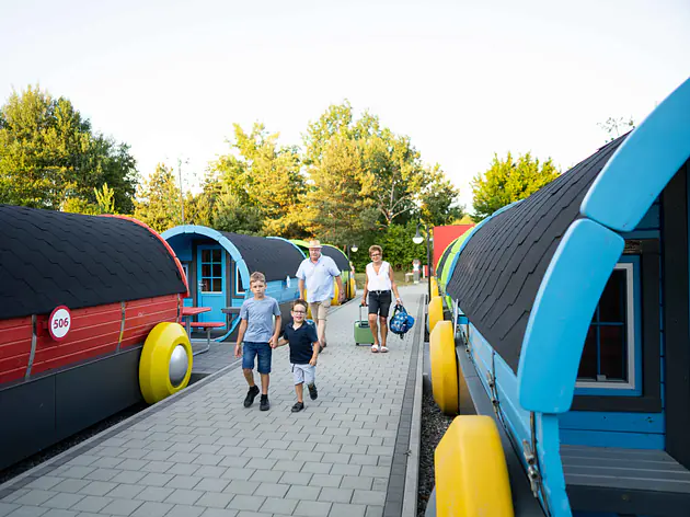 Übernachten im Ravensburger Spieleland Feriendorf