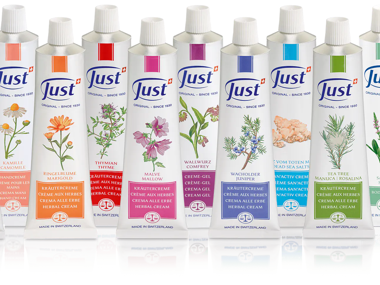 JUST Kräutercremen