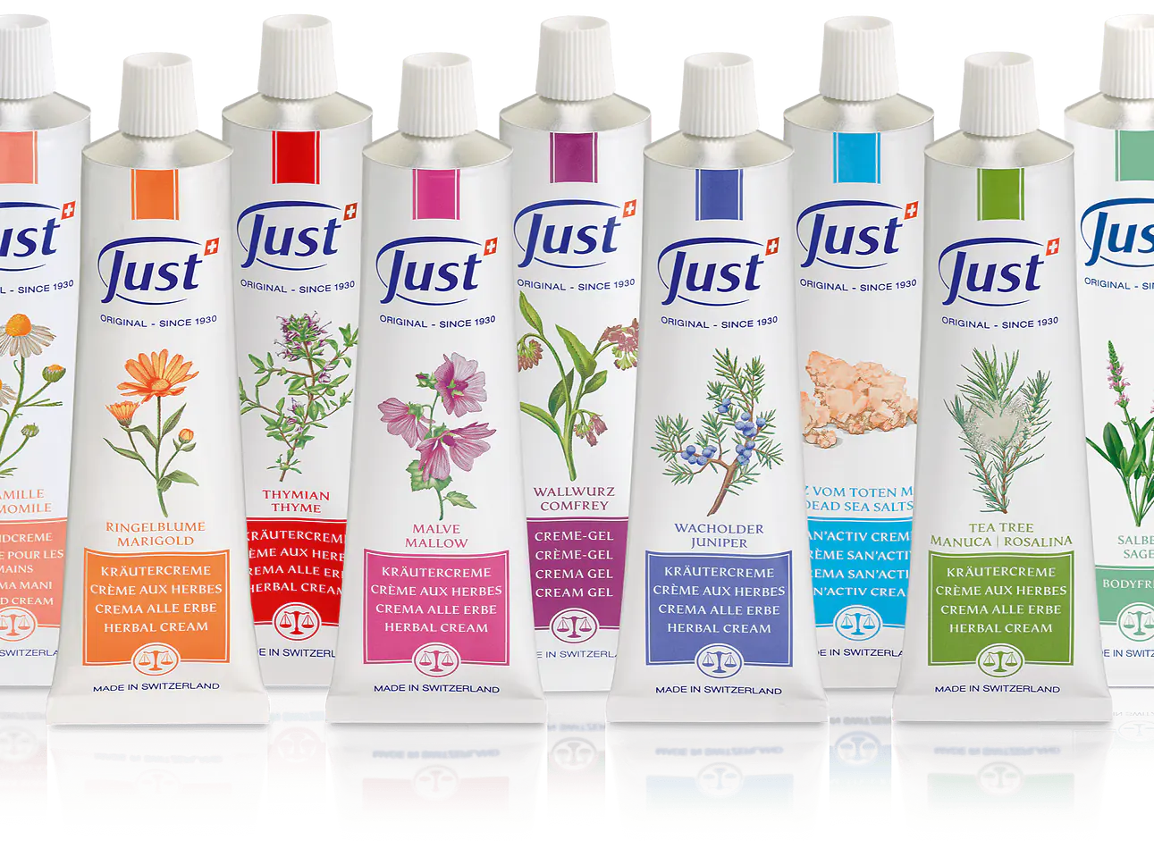JUST Kräutercremen