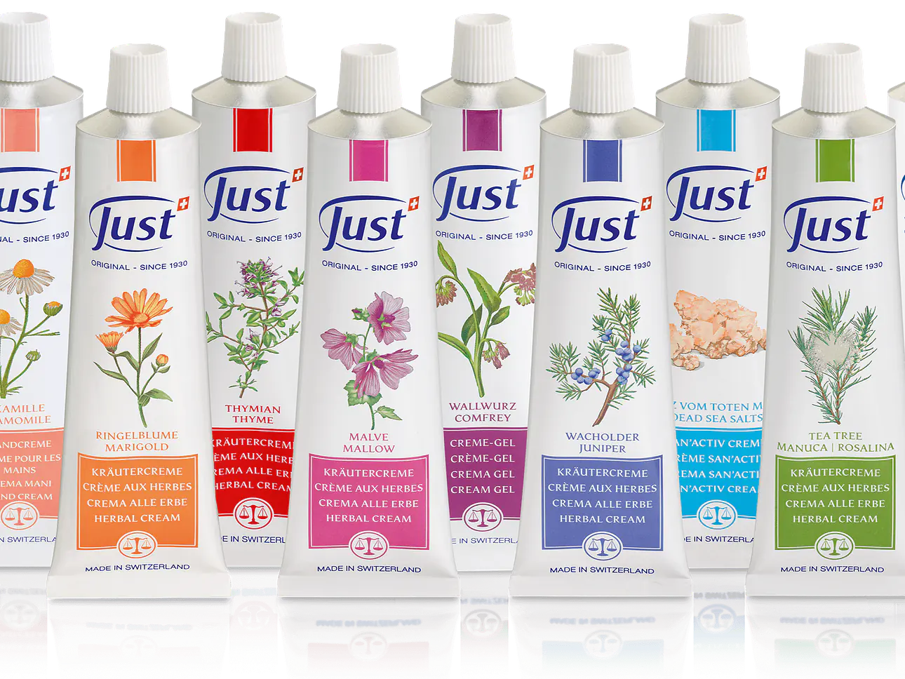 JUST Kräutercremen