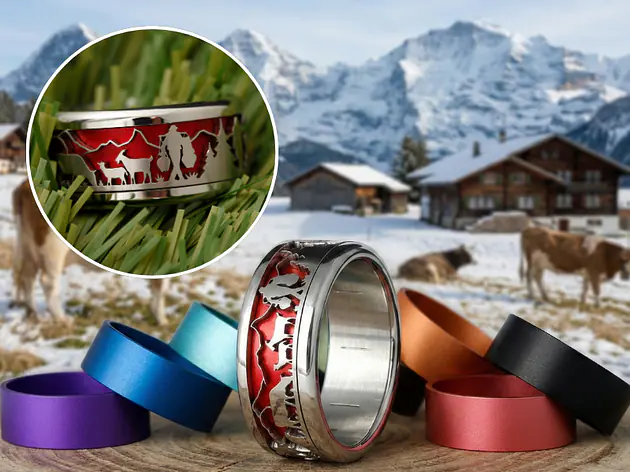 Alpaufzug mood Ring
