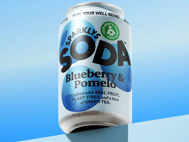 Sparklys Soda Blueberry & Pomelo