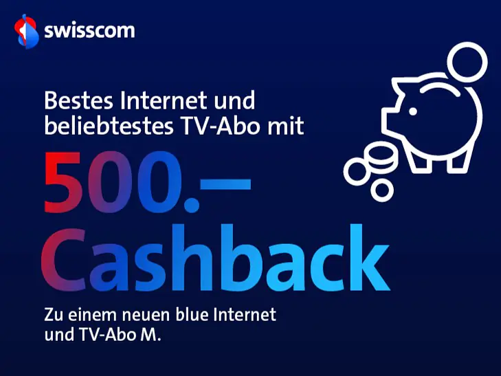 500.- Cashback
