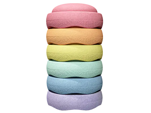 Stapelstein Set Rainbow pastel