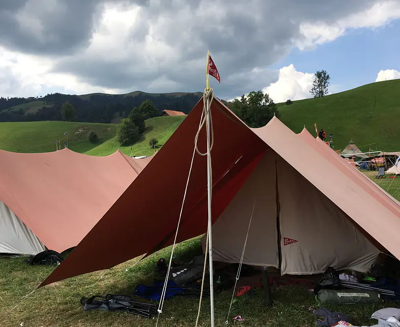 Gruppenspatz im Lager.JPG