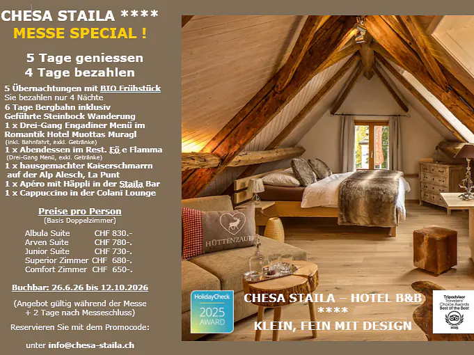 Chesa Staila **** Messe-Knüller