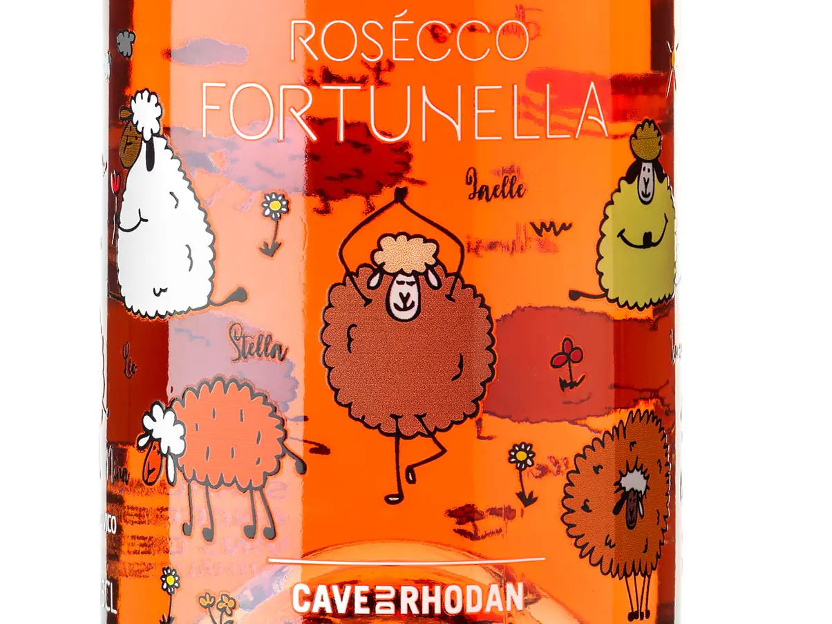 Schaumwein Rosécco Fortunella, Cave du Rhodan Mounir Weine, Salgesch, Wallis