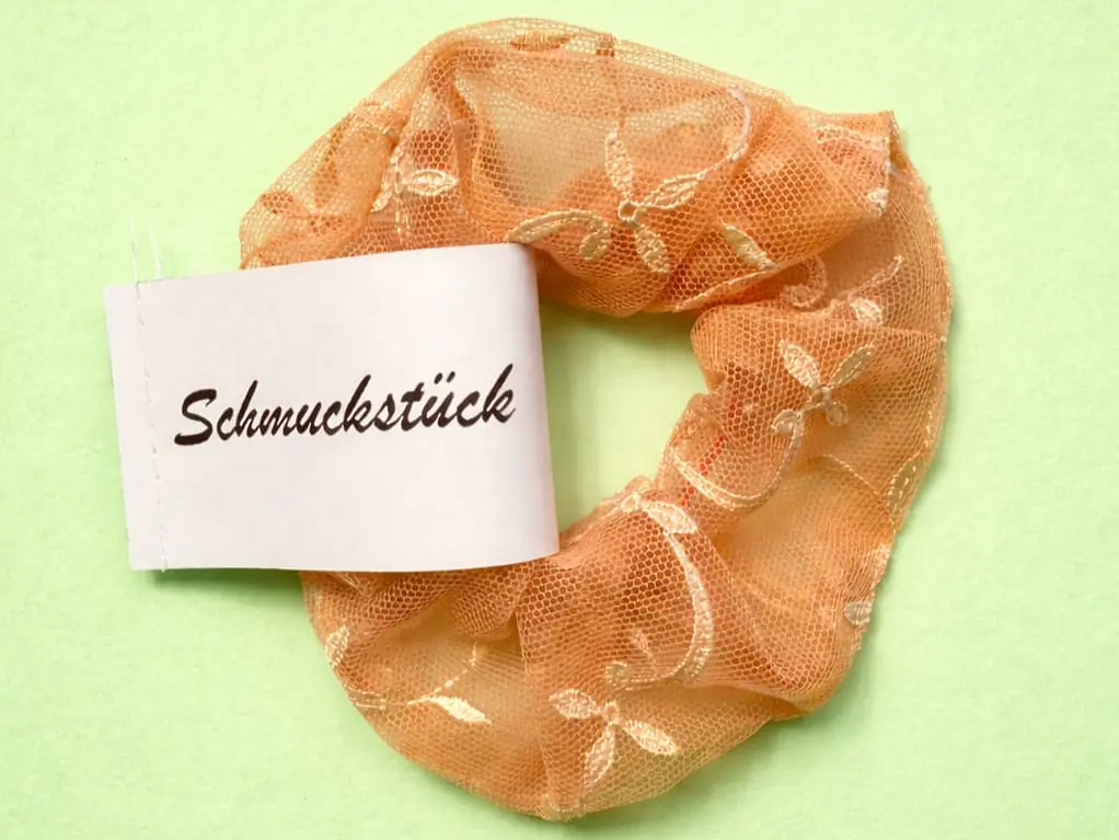 Stickerei-Scrunchie